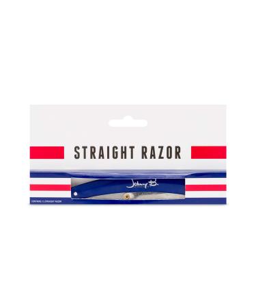 JOHNNY B. Professional Barber Straight Edge Razor - Blue | International Shipping Available - Buy Online on GoSupps.com