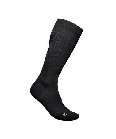 Bauer enemy running socks "Run Ultralight Compression Socks" 1 pair of very thin compression stockings for women and men sports socks for jogging and fitness running socks men black XL 38-40