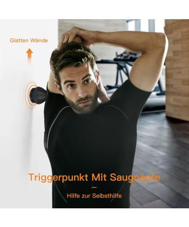 Buy AOT Triggerpunkt Presser Massage Device - Pain-Free Self-Massage Ball & Stick for Muscle Tension Relief (Black) - Buy Online on GoSupps.com