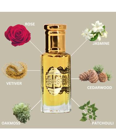 INTENSE OUD Rashid Al Layl Perfume Oil 12ML (0.40 OZ) With Black Gift Box A Romantic Blend Of Rose & Jasmine Deepened By Vetiver & Patchouli. - Buy Online on GoSupps.com