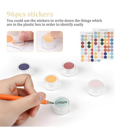 Flintronic Plastic Cosmetic Jar*64 Transparent & Visible Sample Container Jar Screw Cap Bottle with Sticker & Small Spoon Suitable for Cosmetic/cream/gel/paste/beads/mineral Items(Transparent) 64pcs Transparent - Buy Online on GoSupps.com