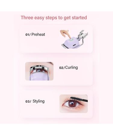 Heated Eyelash Curlers Fast Charging Electric Eyelash Curler Temperature Control Long Lasting Curling 2 in 1 Metal Heating for Women with Unique Arc Design (-1413240060711) TARSHYRY6fgecrgv8i-11 - Buy Online on GoSupps.com
