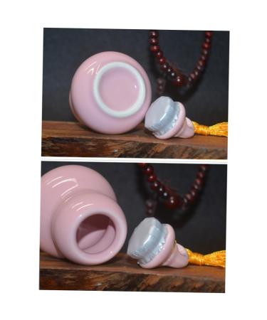 Alipis Computer Tower Stand Loose Tea Jars Ceramic Gourd Shape Bottle Tea Pot Travel Container Cosmetic