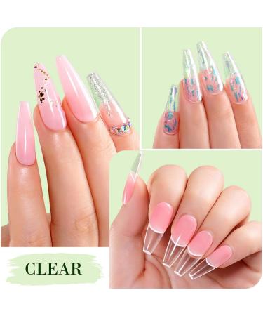AIMEILI Clear Building Nail Gel Builder Base 7 in 1 in a Bottle for Nails Extension Base Coat Nail Repair Nail Strengthen Decoration Glue Quick Extension Gel 15ml Clear 15 ml (Pack of 1) - Buy Online on GoSupps.com