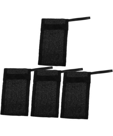 Didiseaon 12 Pcs Soap Foaming Mesh Bag Bar Soap Bag Soap Sack Saver Pouch Soap Sock Soapdish Nylon Fiber Black - Buy Online on GoSupps.com