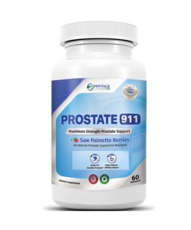 Prostate 911 Men s Health Supplement - Saw Palmetto Support Prostate Function(60 Capsules)