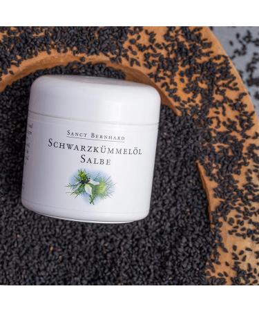 Sanct Bernhard Black Cumin Oil Ointment with Jojoba Marigold Avocado & Grain Germ Oils - 100ml | Premium Natural Skin Care Product - Buy Online on GoSupps.com
