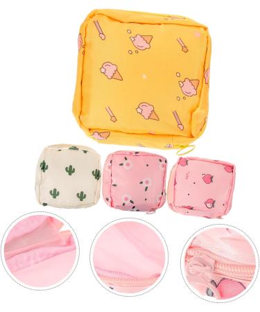Gleavi 4-Piece Ice Cream Pocket: Menstrual Tape & Breastfeeding Organizer | Portable Washable Tampon Bag - Buy Online on GoSupps.com