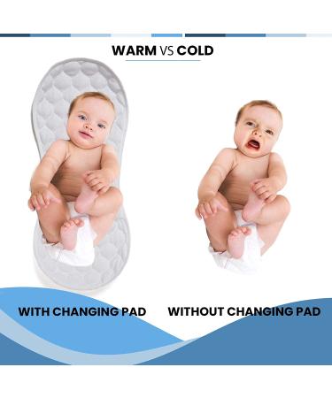 Bamboo Quilted Changing Pad Liner - Fits Peanut Shaped Pads - Super Soft & Waterproof - Machine Washable - 3 Pack - Buy Online on GoSupps.com