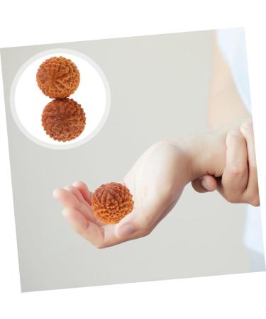 Beavorty 6 STK Wooden Massage Balls - Hand Exercise & Decompression Tools for Yoga & Gymnastics - Buy Online on GoSupps.com