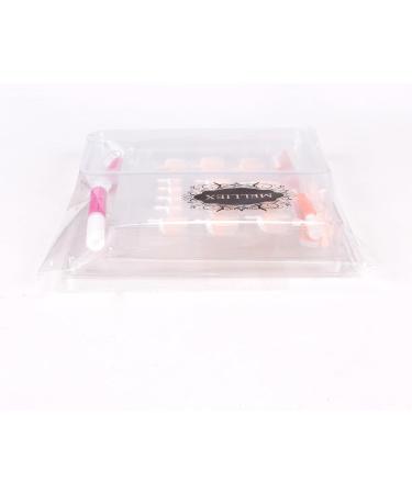 MELLIEX 48 Pieces French False Toenails 12 Sizes Artificial Fake Toe Nails Full Cover Short Acrylic Press on Nails Stick on ToeNails for Women and Girls - Buy Online on GoSupps.com