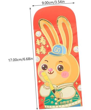 Didiseaon 90 Pcs 2023 Year of The Rabbit Red Packets Lucky Hong Bao Chinese New Year Red Pocket Red Envelopes Chinese New Year Red Envelope New Year Money Envelope Paper Wedding Coin As Shown 1x3pcs 17X9CMx3pcs - Buy Online on GoSupps.com