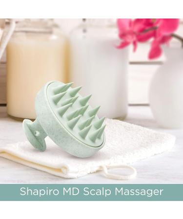 Shapiro MD Scalp Massaging Shampoo Brush - Promotes Thicker, Healthier Hair | Soft Bristles, Dermatologist Recommended | Hygienic Waterproof Design - Buy Online on GoSupps.com