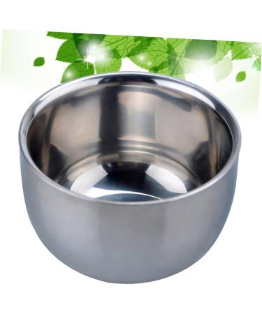 Buy Housoutil Stainless Steel Shaving Bowl | Shave Bowl with Lids for Shaving Cream & Soap | Perfect Mixing Bowl for Rich Lather - Buy Online on GoSupps.com