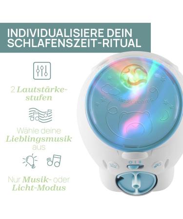 Chicco First Dreams Eisb r Projector | 2-in-1 Night Light & Bed Projector for Babies | Aurora Borealis Projections | Soothing Music & Natural Sounds | Ideal for 0+ Months - Buy Online on GoSupps.com