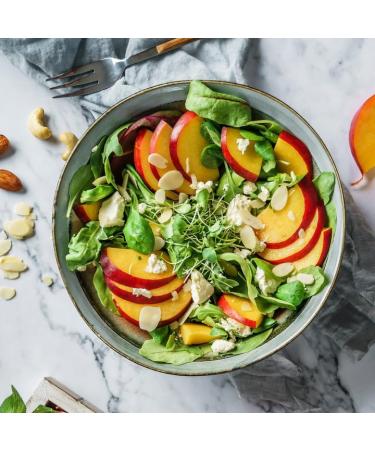 Yupik Blanched Sliced Almonds Extra Thin 1Kg California Almonds Gluten-Free Kosher Raw Good Source of Protein Fiber Iron & Calcium Low in Carb 1 kg (Pack of 1) - Buy Online on GoSupps.com