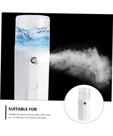Baluue 1pc Hydrating Instrument Mist Sprayer Mini Mister Electric Face Facial Mister White Abs - Buy Online on GoSupps.com