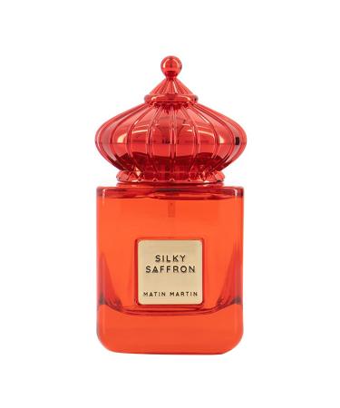 Silky Saffron - Woody Spicy Unisex Travel Perfume with Saffron and Leather Notes - Perfume for Men - Arabian Perfume for Women - 3.4 oz