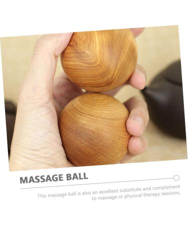 Ultechnovo 4-Piece Wooden Massage Ball Set - Thai Massage Device for Seniors - Perfect for Therapy and Exercise - Buy Online on GoSupps.com