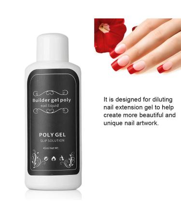 3 Bottles 45ml Poly Nail Gel - Fast Nail Art Decoration & Acrylic Extension Gel for Salon & DIY Manicure - Buy Online on GoSupps.com