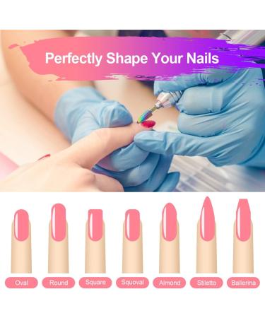 URAQT 11pcs Tungsten Carbide Nail Drill Bits Set - Electric Nail Files Kit for Acrylic Gel Nails - Less Dust Cuticle Polishing Bits - Manicure Pedicure Drill Tool - 3/32 Size - Buy Online on GoSupps.com