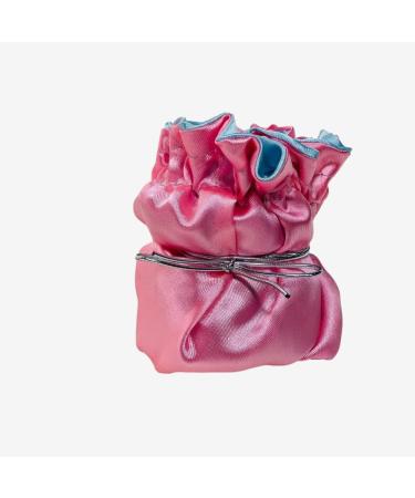 Royal Sensations Reversible Satin Hair Bonnet - Pink/Lt. Blue - Buy Online on GoSupps.com