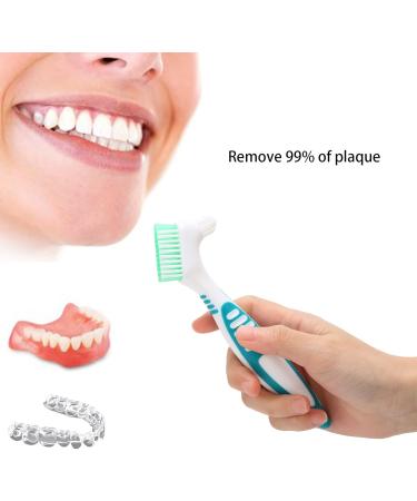 Effective Denture Brush for False Teeth Cleaning | Plaque Removal & Dental Care - Buy Online on GoSupps.com