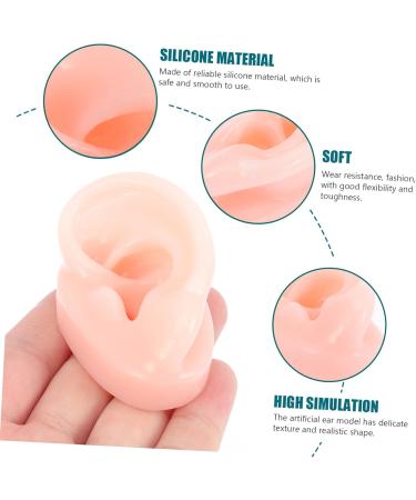 Shop Lalafina 2 Pairs Flexible Artificial Ear Models for Acupuncture & Seam Exercises - 3D Left Ear Protectors - Buy Online on GoSupps.com