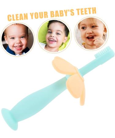 Frcolor 3-Pack Silicone Toothbrushes for Children - Baby Training Oral Care with Clean Sound Wall - Buy Online on GoSupps.com