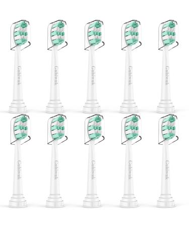 Replacement Toothbrush Heads for Philips Sonicare: Electric Toothbrush Replacement Heads Compatible with Sonicare Plaque Control ProtectiveClean 4100 5100 6100 C1 C2 C3 G2 W2 HX9024,10 Pack 10pack White