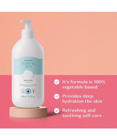 O Botic rio Cuide-se Bem Cloud Moisturizing Body Lotion | 13.5 oz | Soft Hydrated Skin & Delicate Fragrance | International Shipping Available - Buy Online on GoSupps.com
