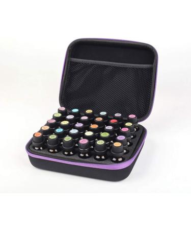 Healifty Essential Oil Bag - Portable 15ml Makeup & Cosmetics Bottle Bag - Purple - Buy Online on GoSupps.com