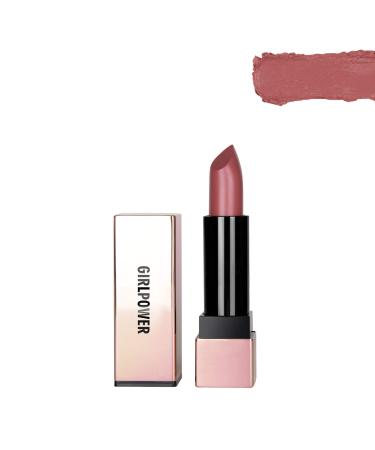 RealHer Moisturizing Lipstick - Girlpower - Deep Mauve - All-Day Hydration - High Pigment  Creamy  Smooth Application