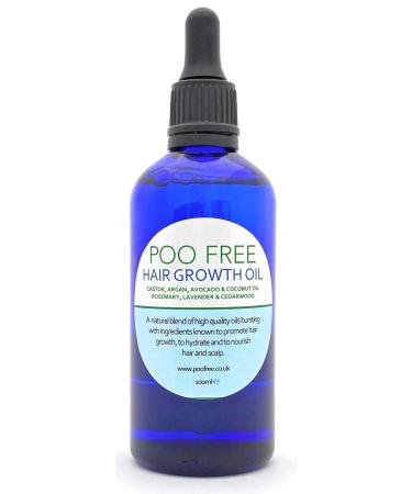 100% naturally hair growth oil - rizid argan avocado coconut oil with rosemary lavender & cedar wood - 100 ml from POO Free.Scalp treatment hair growth thrust.Gives moisture and protects.