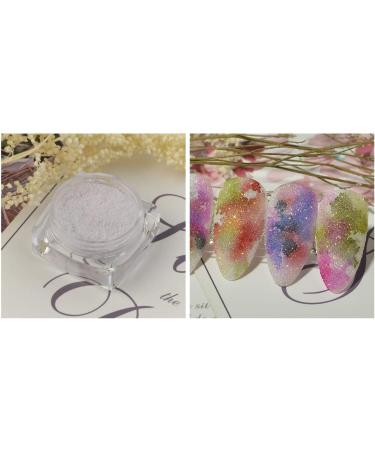 MEILINDS 12 Bottles Nail Art Glitter Sugar Powder - Holographic Shining Nail Glitter DIY Crafts - Buy Online on GoSupps.com
