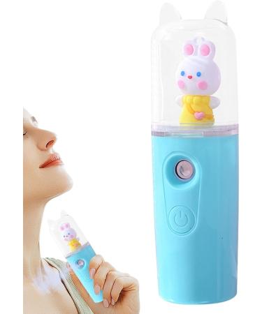 Face Mister - Handy Handheld Portable Facial Nanoes Mister Sprayer - Face Facial Sprayer for Skin Care Refreshing Revitalizing & Soothing - Face Steamer for Daily Use Utoya Blue - Buy Online on GoSupps.com