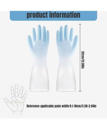 Cleaning Gloves Waterproof Kitchen Gloves Reusable Dishwashing Gloves Durable Rubber Gloves Anti Slip Household Gloves for Kitchen for Palm Width 3.6''-3.9 - Buy Online on GoSupps.com