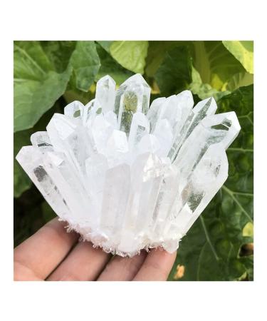 1pc Natural Crystals Clear Quartz Freeform Reiki Stones Room Home Office Aquarium Decoration Accessories Gemstone Beautiful (Size : 400-450g) HOMEZHOU (Size : 300-350g)