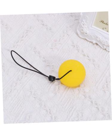 Fomiyes Yellow Squeezeball Fingerboard - Strengthen Grip Stress Relief Ball 5.3cm Desk Toy for Hand Training - Buy Online on GoSupps.com