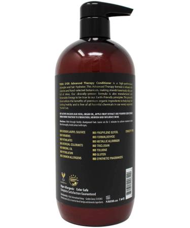 PURA D'OR Advanced Therapy System 24 Fl Oz Shampoo + Conditioner Set for Hair Thinning, Infused with Organic Argan Oil & Aloe Vera - Buy Online on GoSupps.com