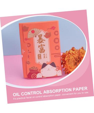 minkissy 5 Oil Blotting Paper Oil Absorbing Paper Makeup Blotting Papers Beauty Blotters for The Oil Control Film Make up Kit Cleaning Tissue Men and Women Face Flax Wood Pulp Tissue Paper - Buy Online on GoSupps.com