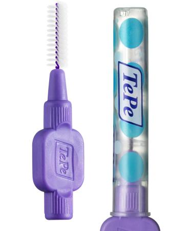TEPE 1.1mm Size 6 Interdental Brush 8 Count - Violet | Pack of 1 - Buy Online on GoSupps.com