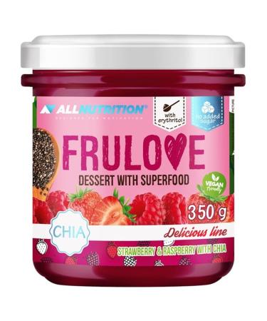ALLNUTRITION Allnutrition Frulove Dessert with Superfood Strawberry & Raspberry with Chia - 350g