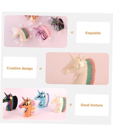 HAPINARY Nail Dust Cleaning Powder Makeup Brush Facial Cleaning Brush Stamping Nail Polish Sunglasses Display Stand Face Cleaner Brush Fingernail Scrub Brush Grip Make up Plastic - Buy Online on GoSupps.com