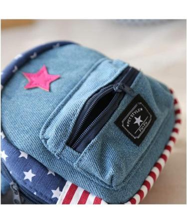 Stock Show Pet Dog Backpack Harness with Leash | Cute Animal Saddle Bags for Outdoor Training | Puppy Walking Gear (L Star&Stripe) - Buy Online on GoSupps.com