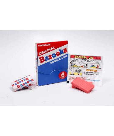 RiverFinn Bazooka Bubble Gum Throwback Wallet Pack Case of 12 Packs Fun Retro Candy! Great for Christmas Stockings & Gifts Movie & Game Nights & More! ((1) - 12 Pack) - Buy Online on GoSupps.com