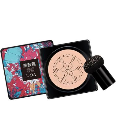 Esquirla Mushroom Air Cushion Concealer for Mature Skin with Makeup Sponge Easy to Apply Even Skin Brighten Foundation Makeup White - Buy Online on GoSupps.com