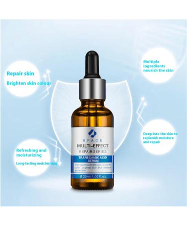 5% High concentration Tranexamic Acid Serum Face Serum Multi-Effect Repair Serum for Men & Women Soothing Anti-Allergic Anti-Darkness Normal To Dry Skin - 30ml(1oz) - Buy Online on GoSupps.com