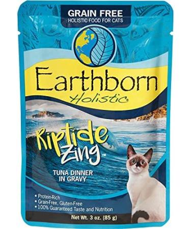 Earthborn Holistic Grain Free Wet Cat Food Pouches - 6 Flavors - 3oz Each (12 Pouches) - Buy Online on GoSupps.com