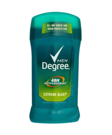 Degree Men Anti-Perspirant Deodorant Stick, Extreme Blast, 2.7 oz (Pack of 6) - Buy Online on GoSupps.com